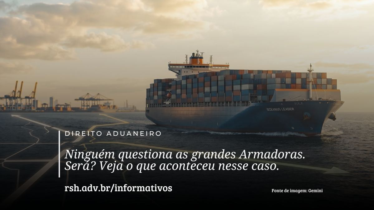Ninguém questiona as grandes armadoras… Será?